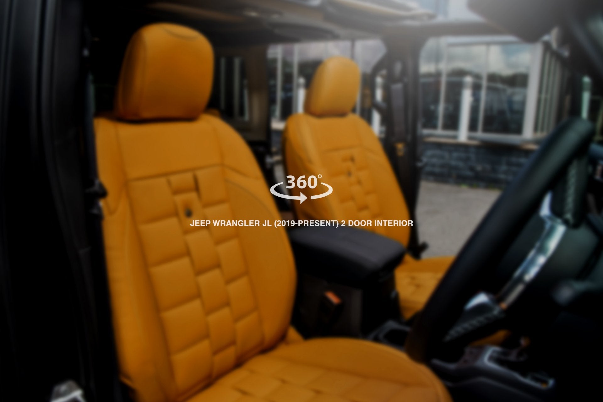 Jeep Wrangler JL 2 Door Yellow Comfort Interior | 360 View – Chelsea Truck  Company