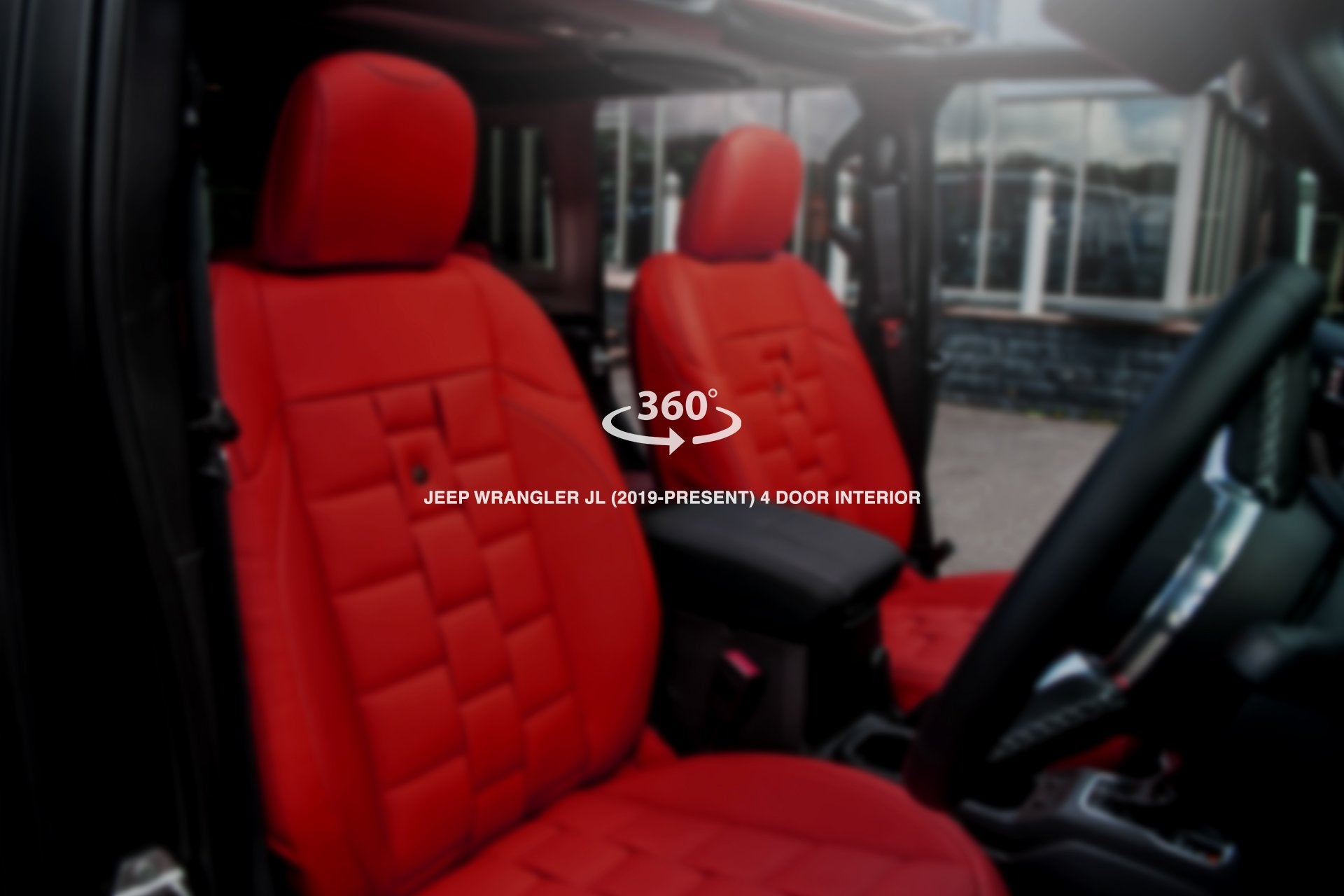 Jeep Wrangler JL 4 Door Red Comfort Interior | 360 View – Chelsea Truck  Company