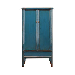 Extra Tall Cabinet Antique Blue - Buylateral