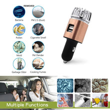 Load image into Gallery viewer, 2-in-1 Car Air Purifier &amp; Dual USB Car Charger KoolGadgets
