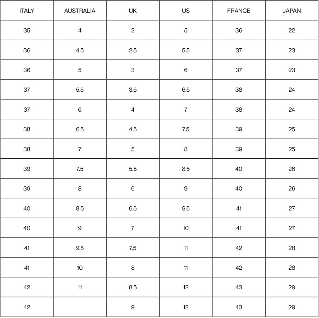 i dag kort kolbe Size Guide