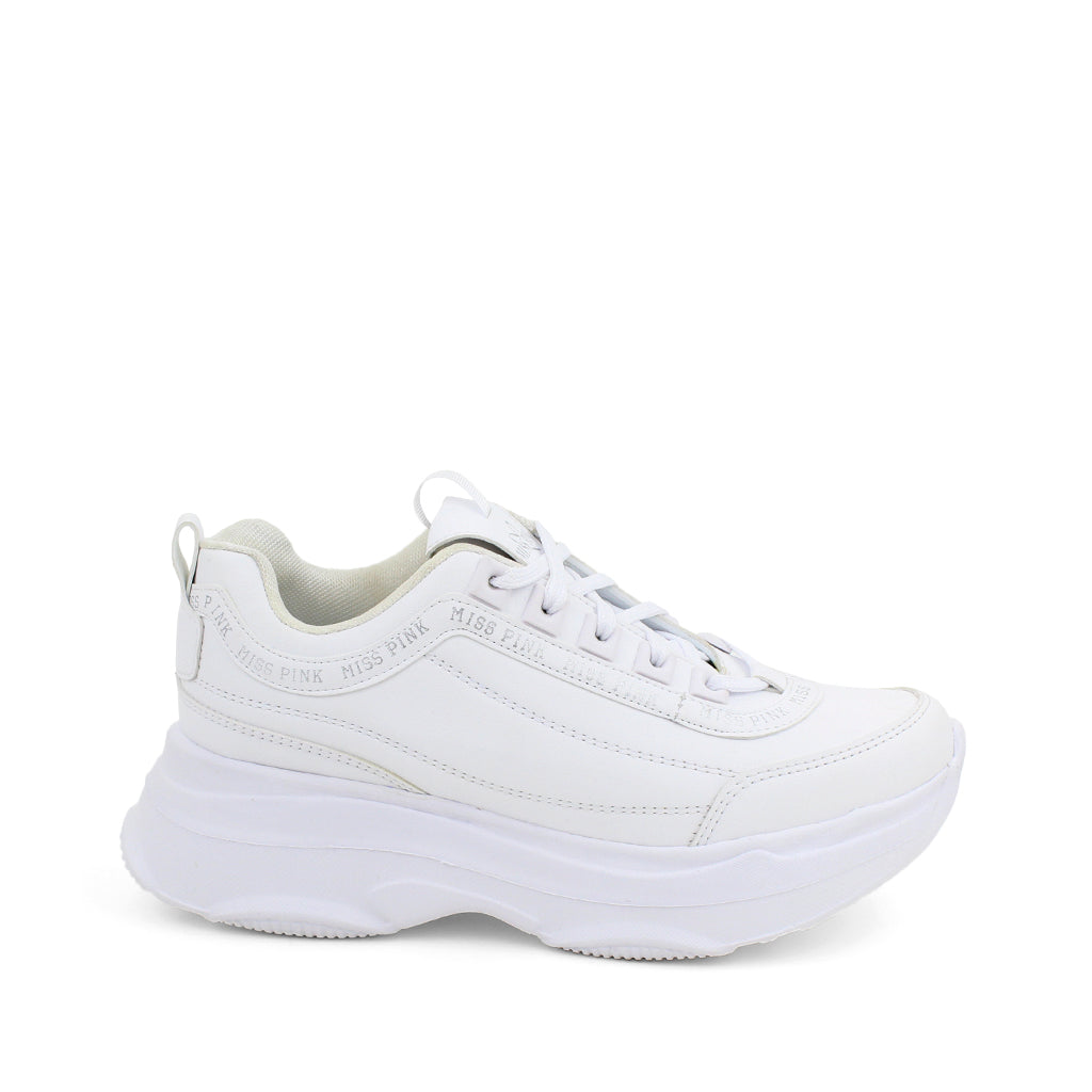 Tenis para mujer color blanco chunky – VazzaShoes