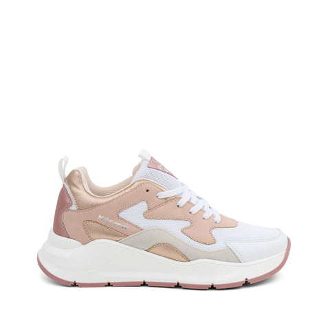 Tenis para mujer color blanco estilo chunky – VazzaShoes