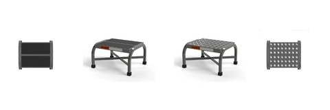 Heavy duty steel step stools 