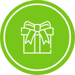 A gift icon