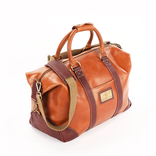 Londo Genuine Top Grain Leather Duffel Bag (Camel, 55), OTTO441