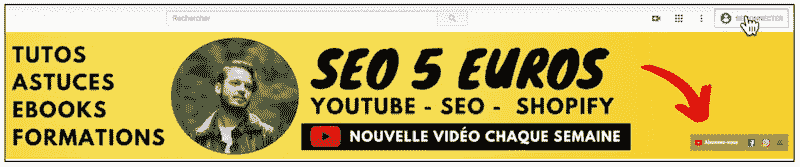 bouton s'abonner youtube