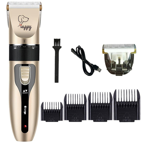 Petmonde-Ensemble complet de tondeuse professionnelle rechargeable pour toilettage et coupe de cheveux des chiens et chats, rasoir pour animaux de compagnie-Kit B-Petmonde