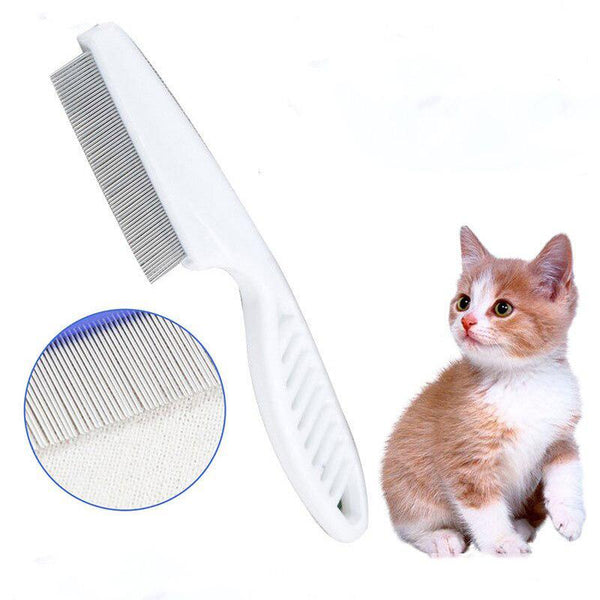 Petmonde-Peigne anti-puces en acier inoxydable pour chien et chat, brosse d'épilation à dents denses, accessoire pour chat et chien-Petit-Petmonde