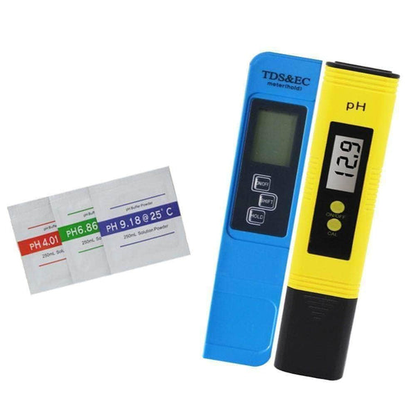 Petmonde-Testeur PH TDS EC thermomètre ph mètre conductimètre kit de test qualité d'eau lot de 2-Fish Supplies-6237284624149-Petmonde