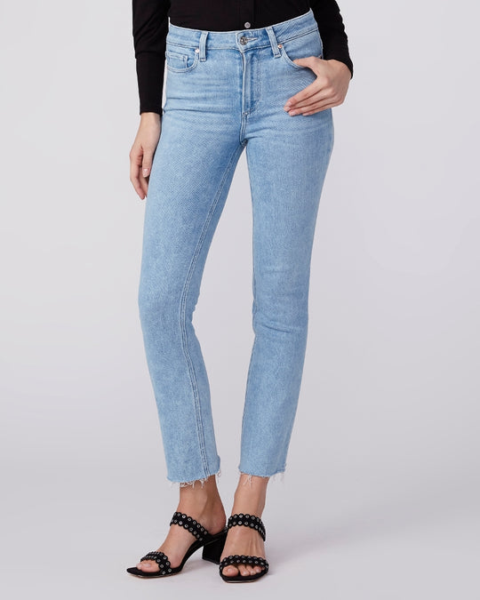 Paige Brigitte Raw Hem Cuff Jeans in Reflection - Clothing from Bod & Ted UK