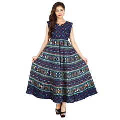 jaipuri long maxi dress women