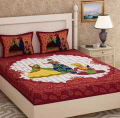 jaipuri bedsheet double bed online