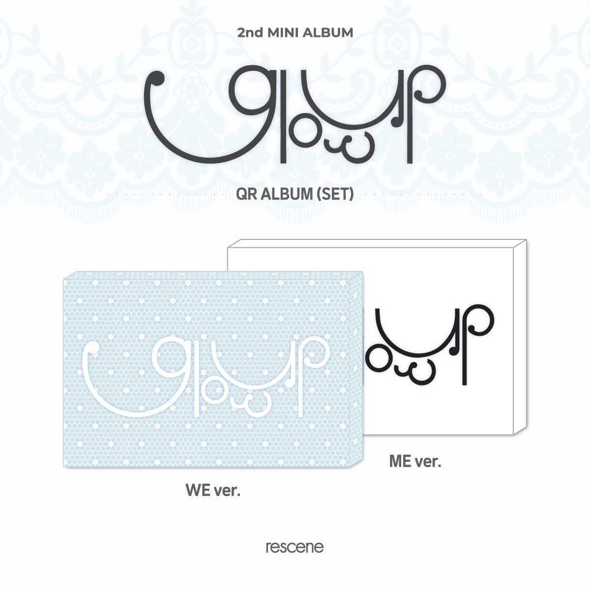 RESCENE | 리센느 | 2nd Mini Album [ GLOW UP ] QR Ver