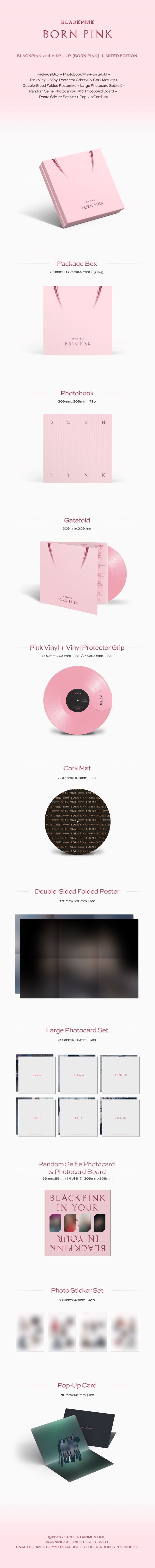 [YG SELECT & KPOP MERCH Exclusive Benefit] BLACKPINK - BORN PINK 2nd ALBUM  (BOX SET Ver.)