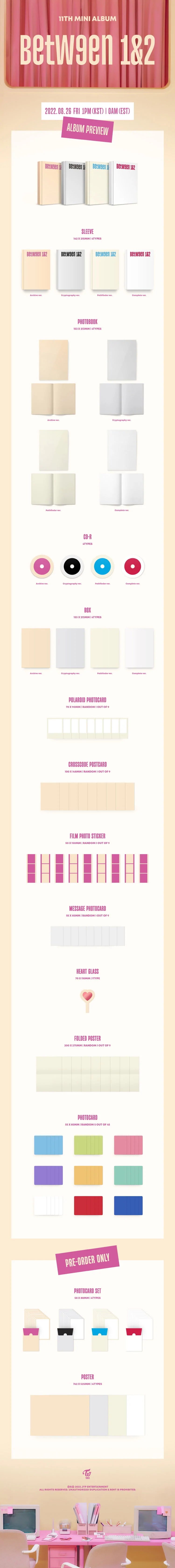 SET] TWICE 14th Mini Album STRATEGY (Step 4 ver.) - JYP SHOP
