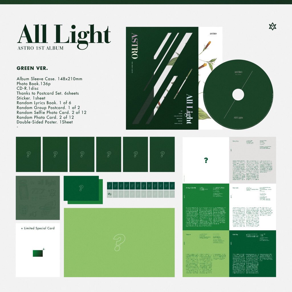 ASTRO AII Light アルバム(ラキサイン付き) - アイドル