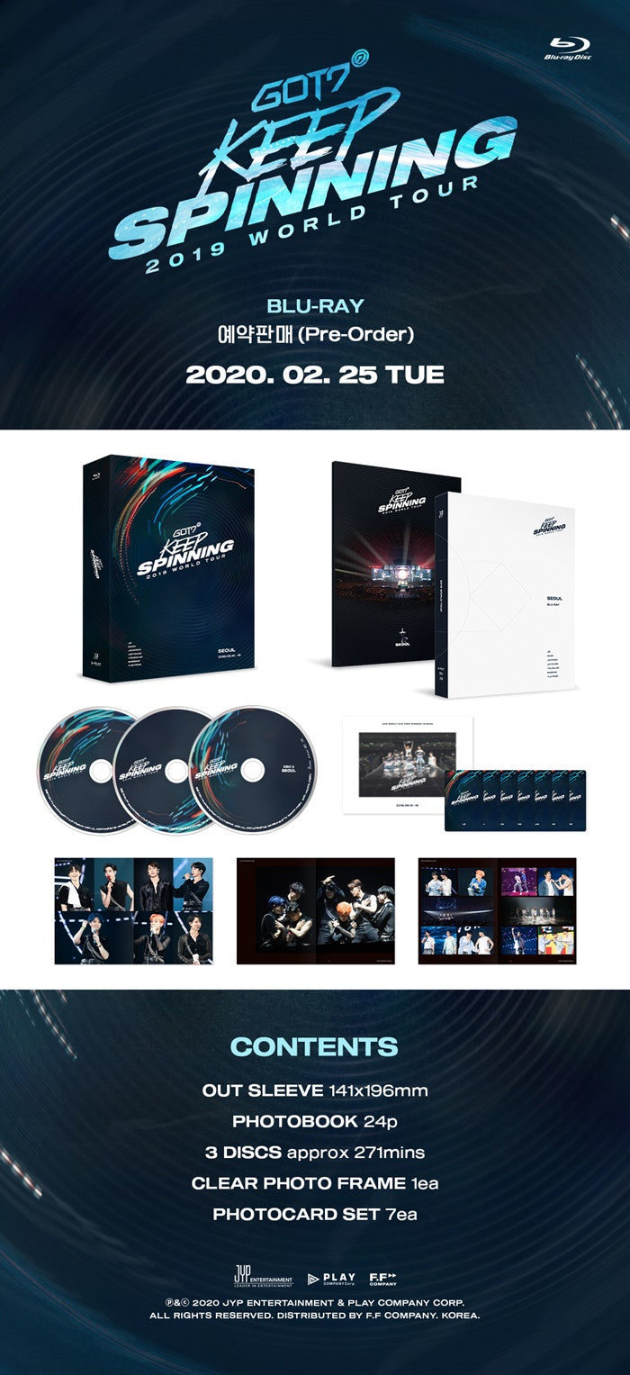 GOT 7 | 갓세븐 | 2019 WORLD TOUR : KEEP SPINNING [BLU-RAY] – KPOP