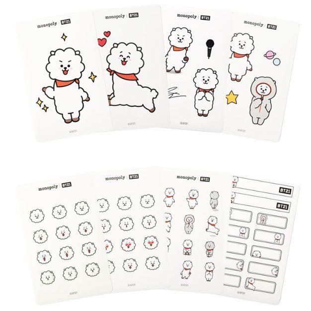 LINE FRIENDS BT21 Deco Sticker RJ - tokopie