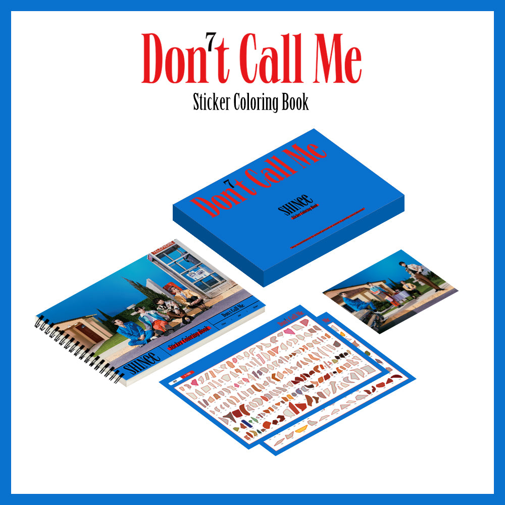 Download Shinee ìƒ¤ì´ë‹ˆ Don T Call Me Sticker Coloring Book Kpop Music Town