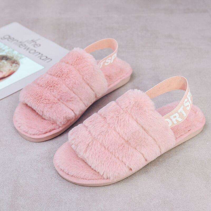 Women Fur Home Slippers – shoemehoney