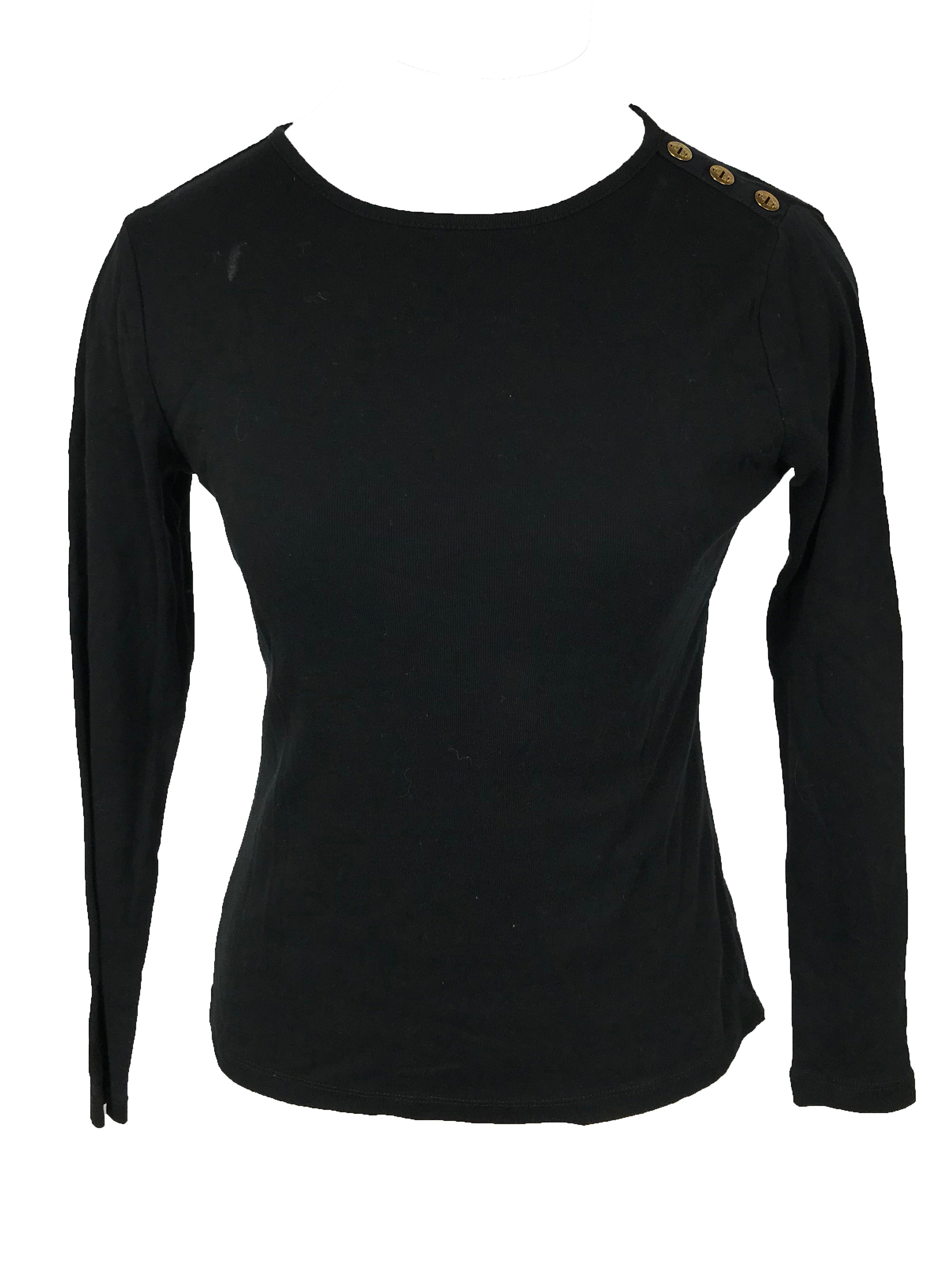 Simply Vera Vera Wang Purple, Black, Gray 3/4 Sleeve Shirt Women's XS – MSU  Surplus Store