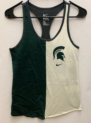 green nike tank top