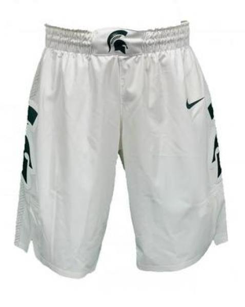 17 18 Nike White Authentic Msu Women S Basketball Shorts Size 34 Msu Surplus Store