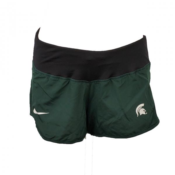 green nike running shorts