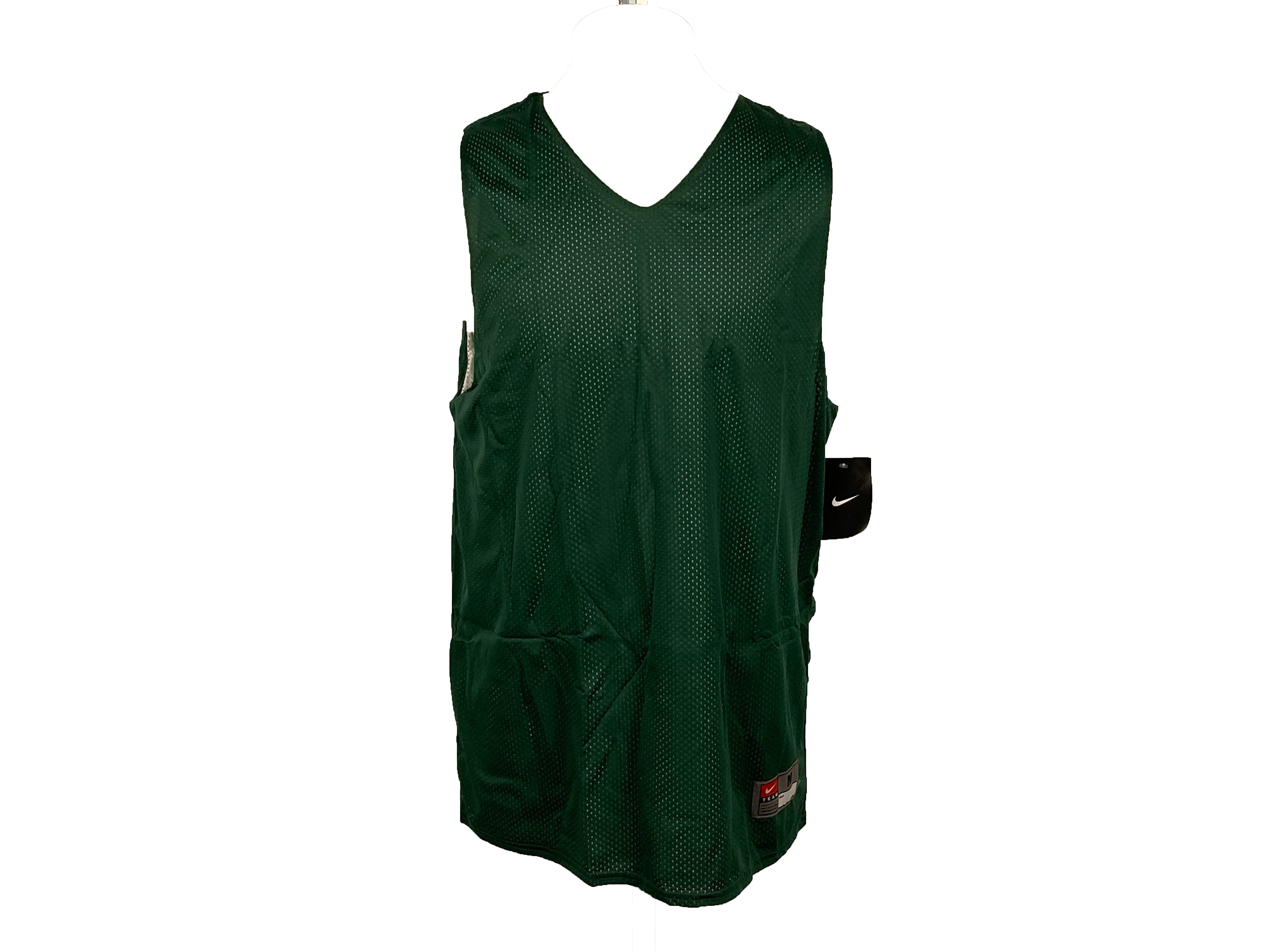 Men's Nike #21 White/Green Michigan State Spartans Replica Basketball Jersey