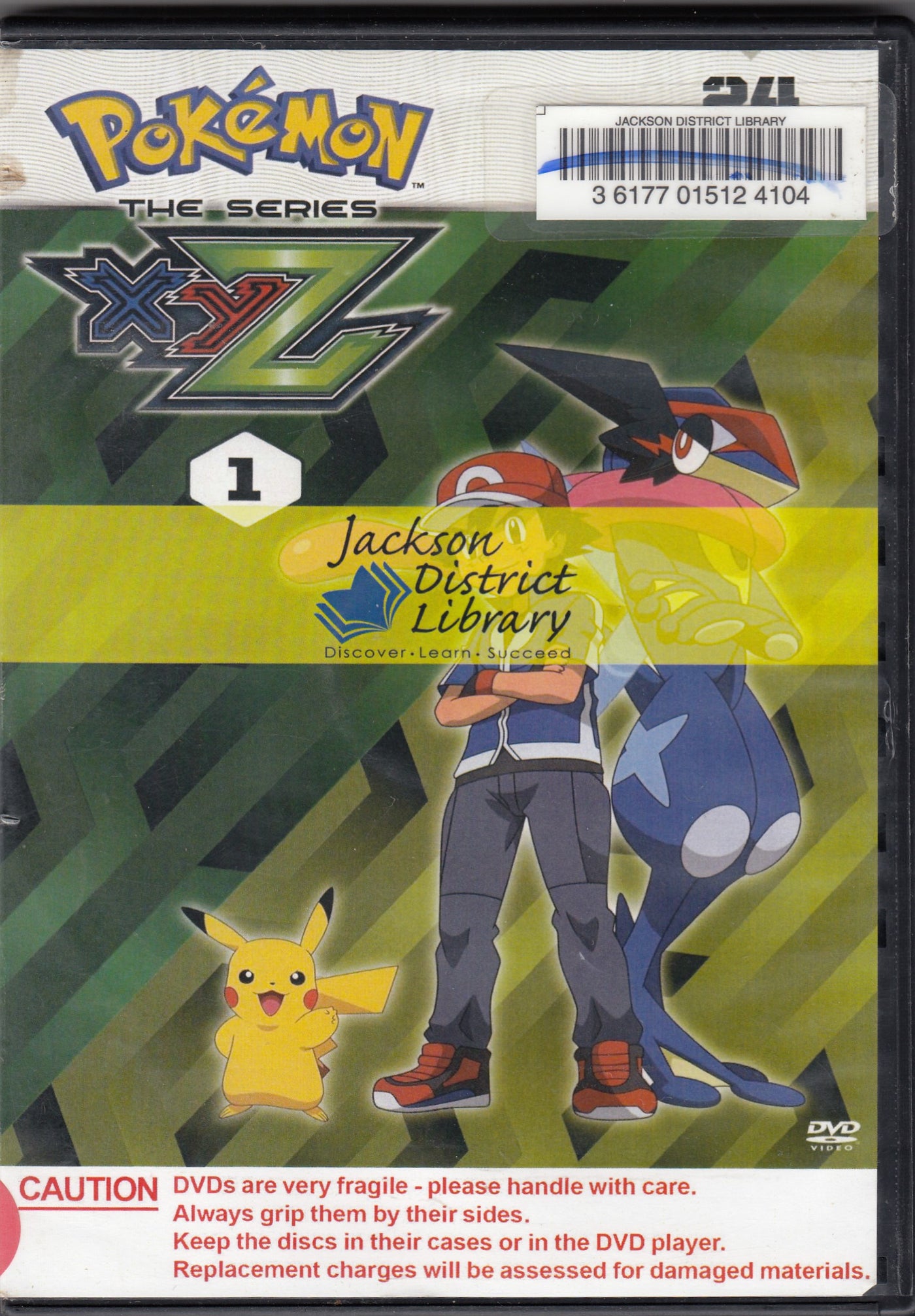 Pokemon The Series XYZ Set 1 DVD *Ex Lib* – MSU Surplus Store