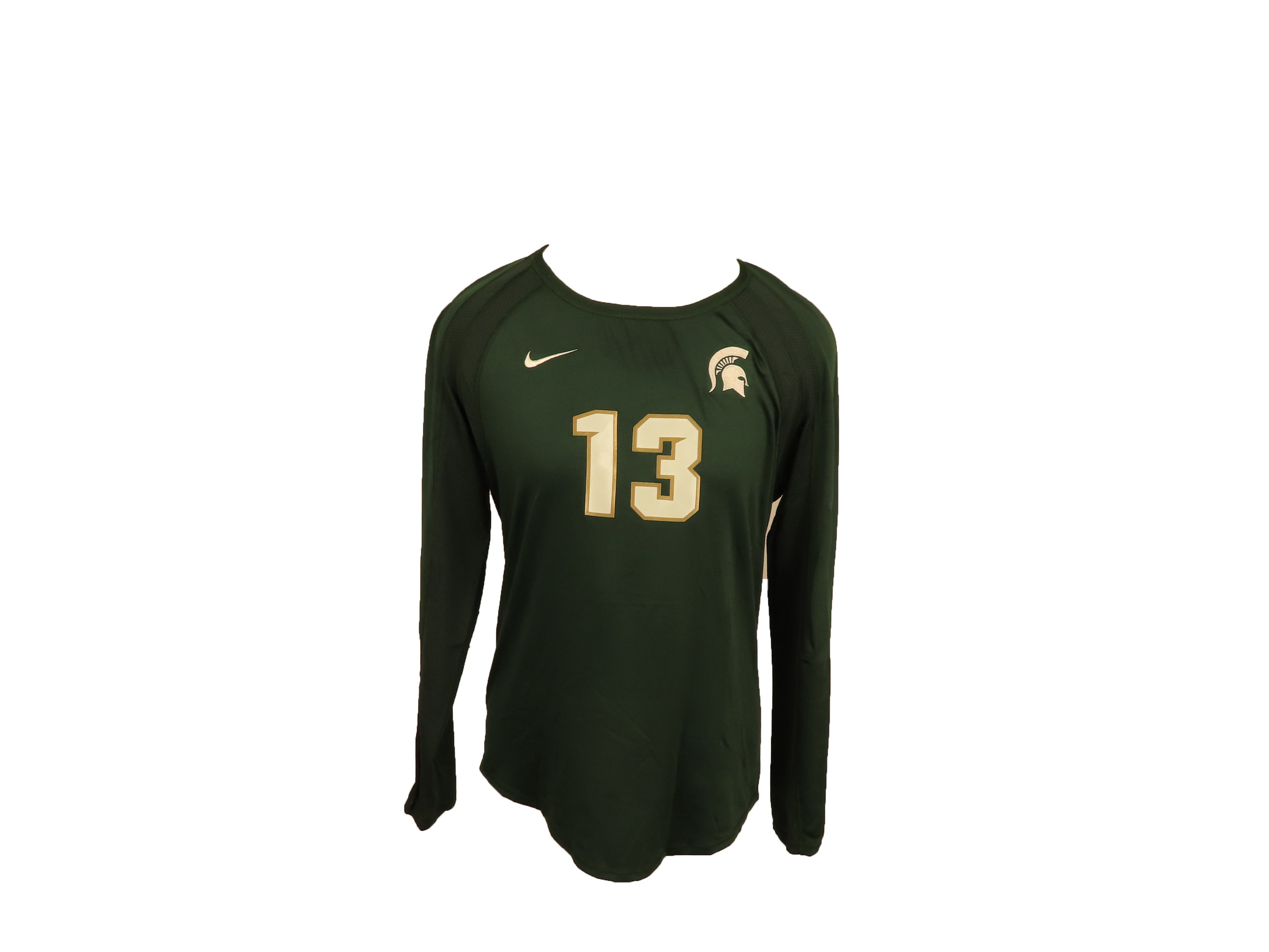 moco Guión Mala fe Nike Green Long Sleeve MSU Volleyball #13 Jersey Women's Size XL – MSU  Surplus Store