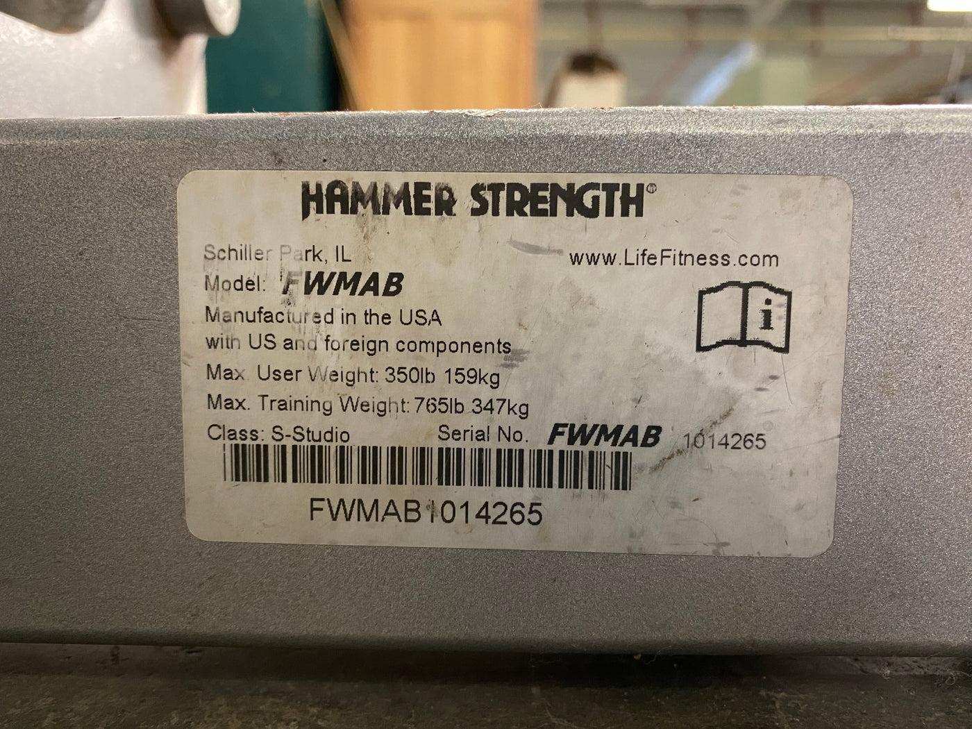 max hammer strength duration