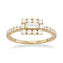 Sideways Baguette Ring - Serena Williams Jewelry