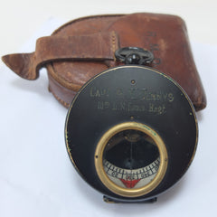 Captain R. M. Dennys "Guide" compass  and case