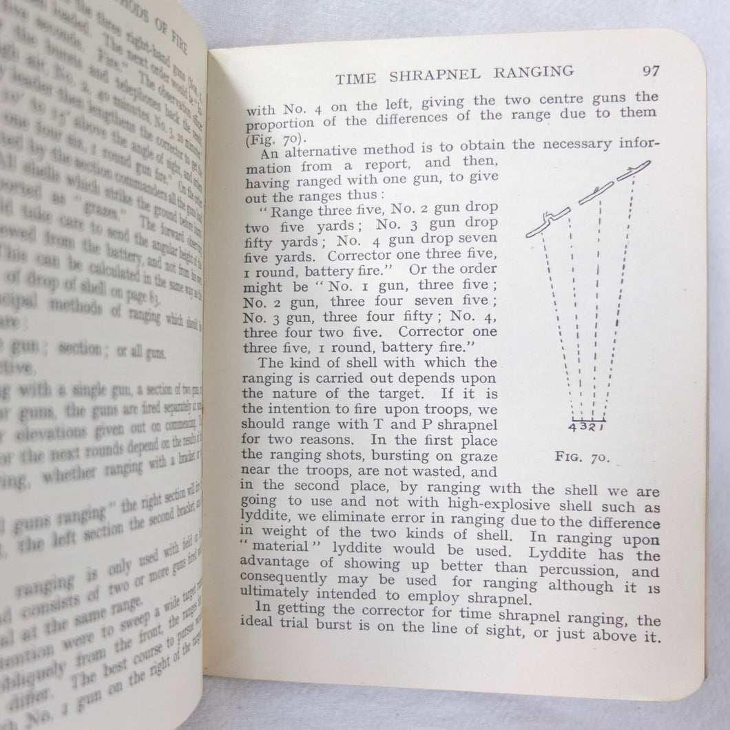 WW1 Field Gunnery Manual | Howitzers and Shrapnel Shells (1916 ...