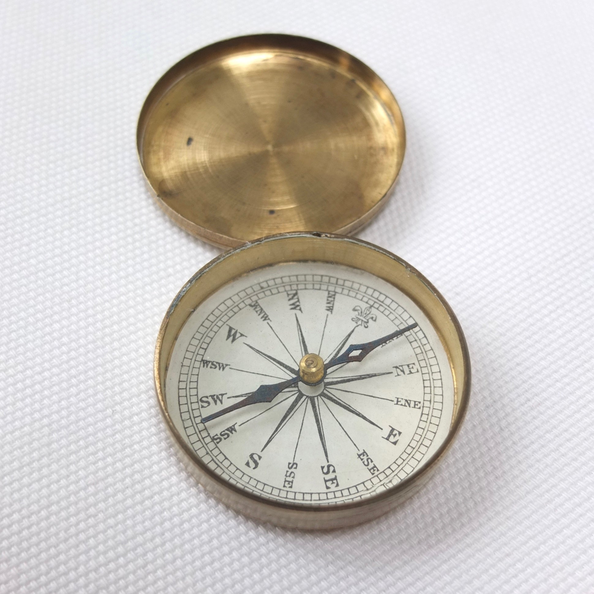 Georgian Brass Pocket Compass c.1840 – Compass Library