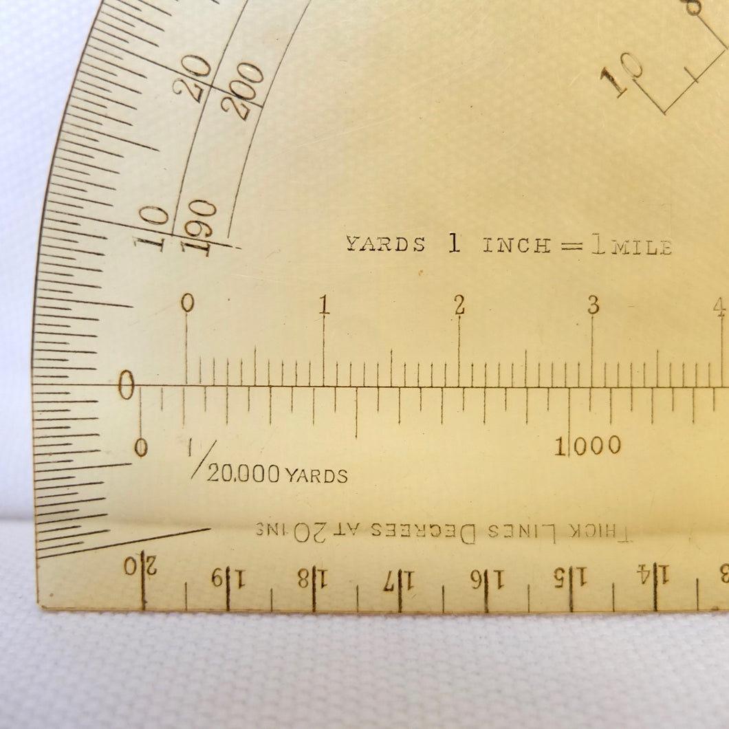 military protractor ww2