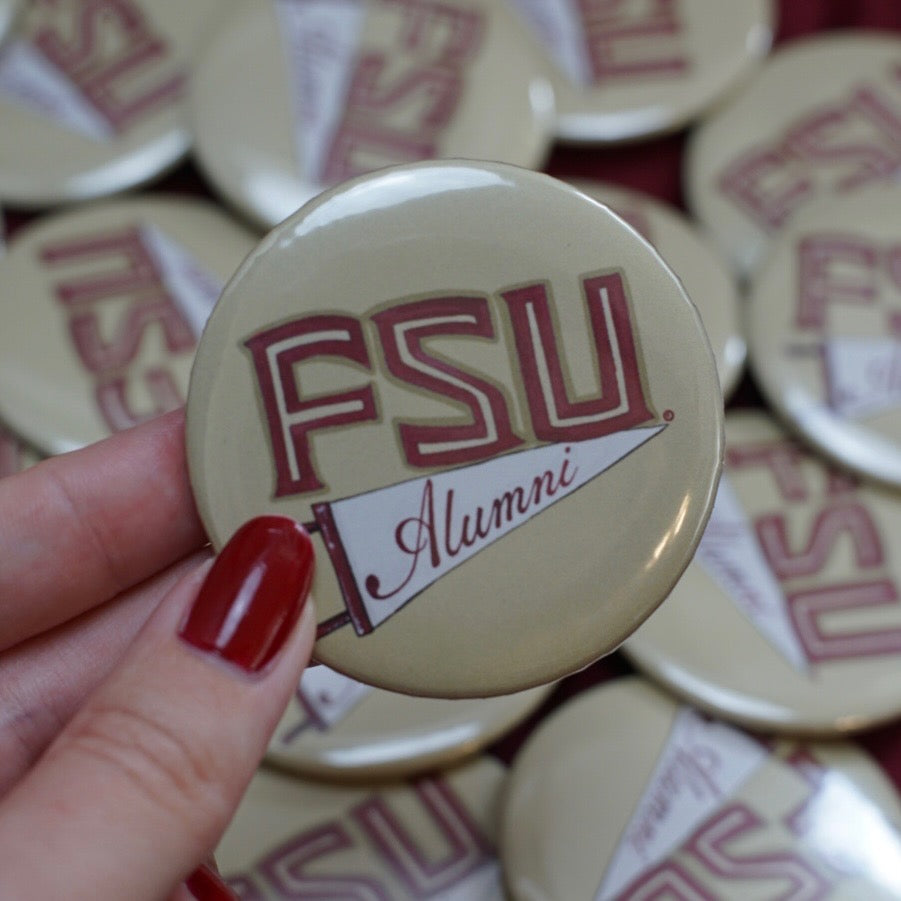 Alumni Pennant Button (AXN)