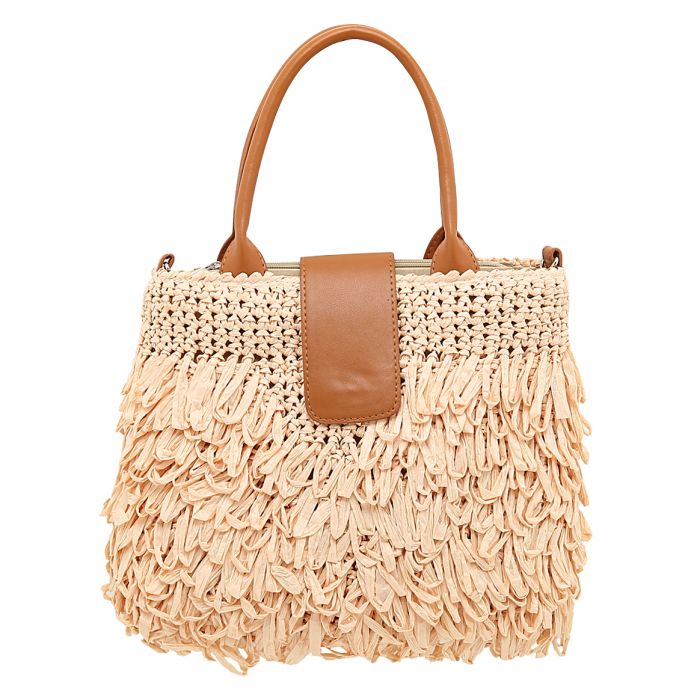 Natural Straw Bag – Silk Sisters (Otley)