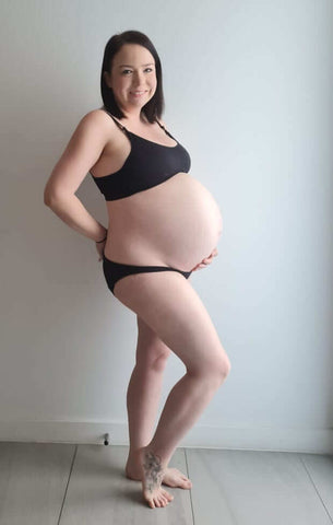 Beautiful pregnant woman 39 weeks pregnant