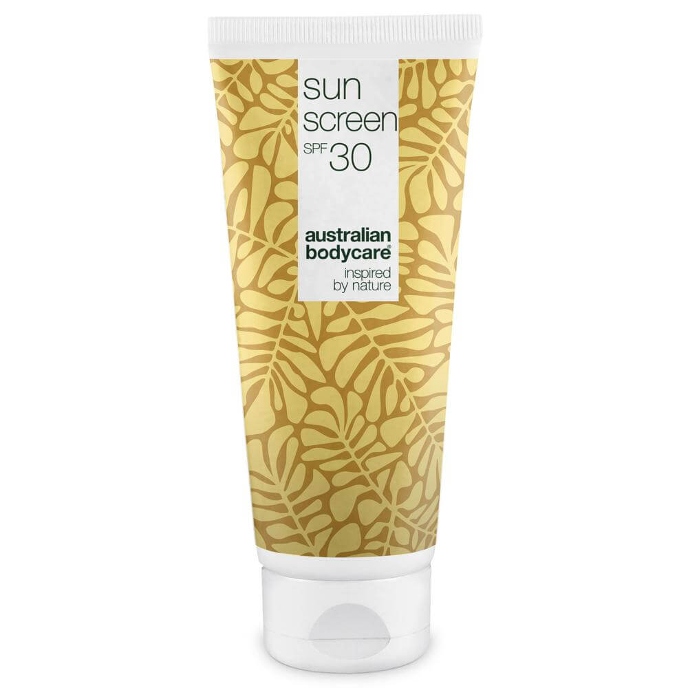 Naturlig Solbeskyttelse: Solcreme SPF 30 - Perfekt til tør hud  -  Vandresistent og nærende