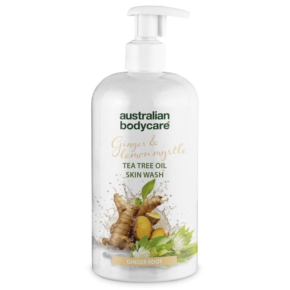 Se Professionel Ginger & Lemon Skin Wash - Professionel body wash med Tea Tree Oil og Ingefær - 1000 ml - 299,95 kr hos Australian Bodycare
