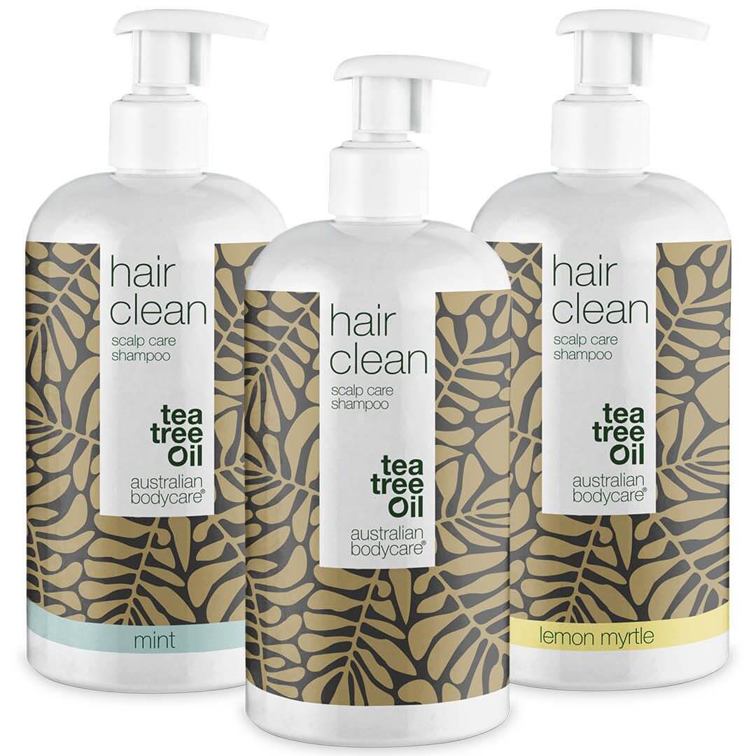 3 for 2 Tea Tree shampoo 500 ml â pakketilbud - Pakketilbud med 3 shampoos (500 ml): Tea Tree Oil, Lemon Myrtle & Mint