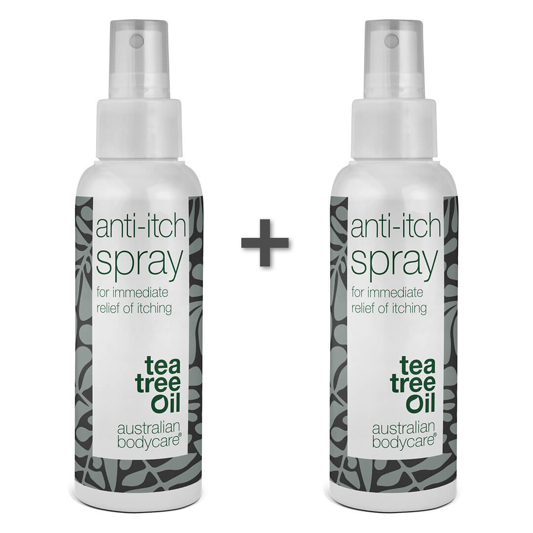 2 stk. Spray ved kløende hud på kroppen - Beroligende og lindrende spray til irriteret hud (5709455012570)