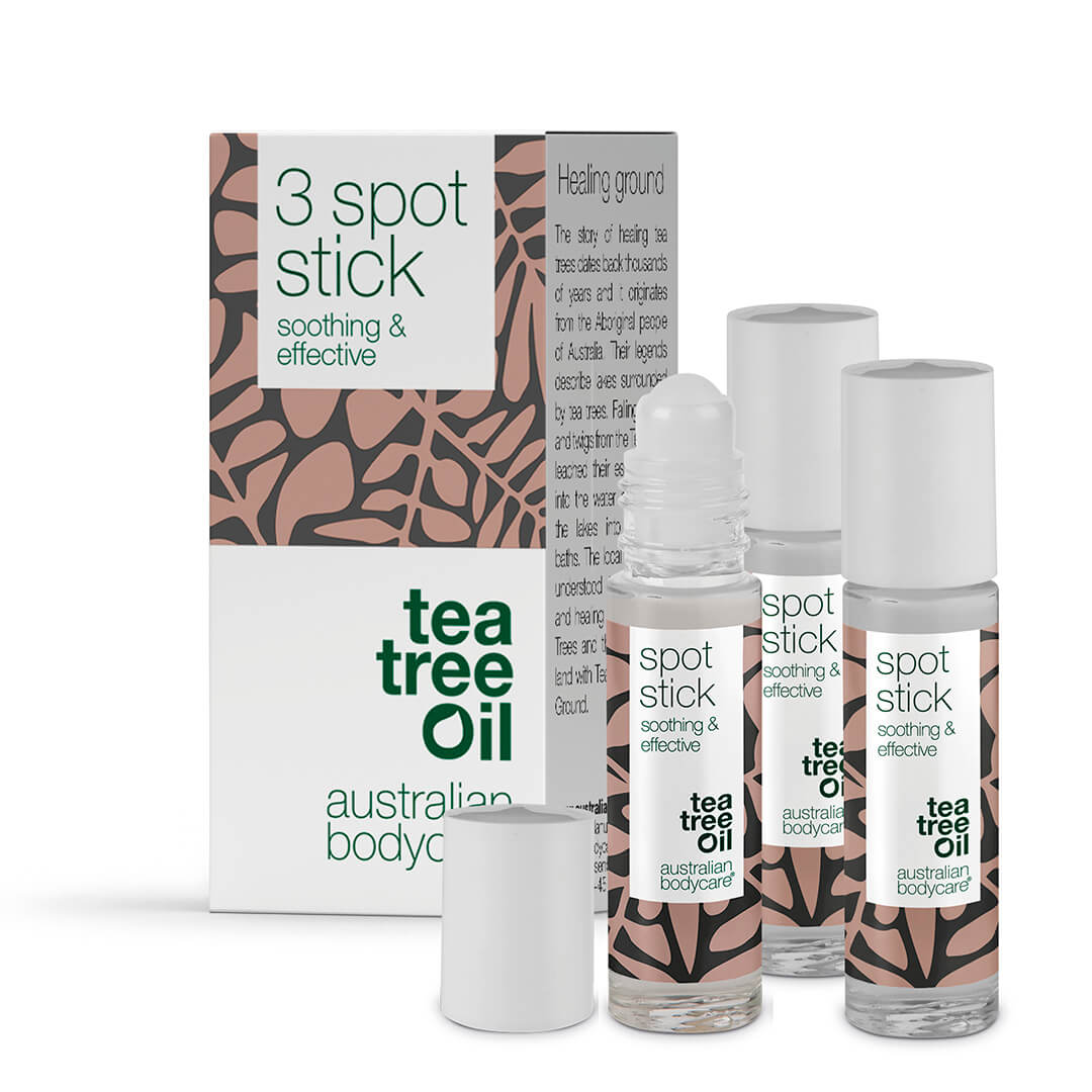 Billede af 3 stk. Spot Stick til bumser og uren hud - Effektiv mod bumser, uren hud og hudorme - Tea Tree Oil