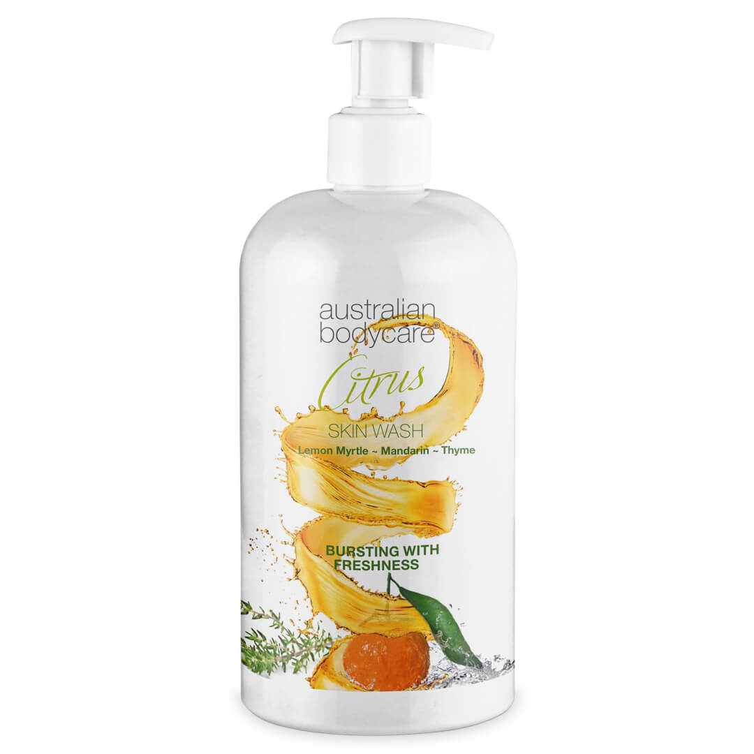 Se Professionel Citrus Skin Wash - Professionel body wash med Tea Tree Oil og citrus til daglig brug - 500 ml - 199,95,- hos Australian Bodycare