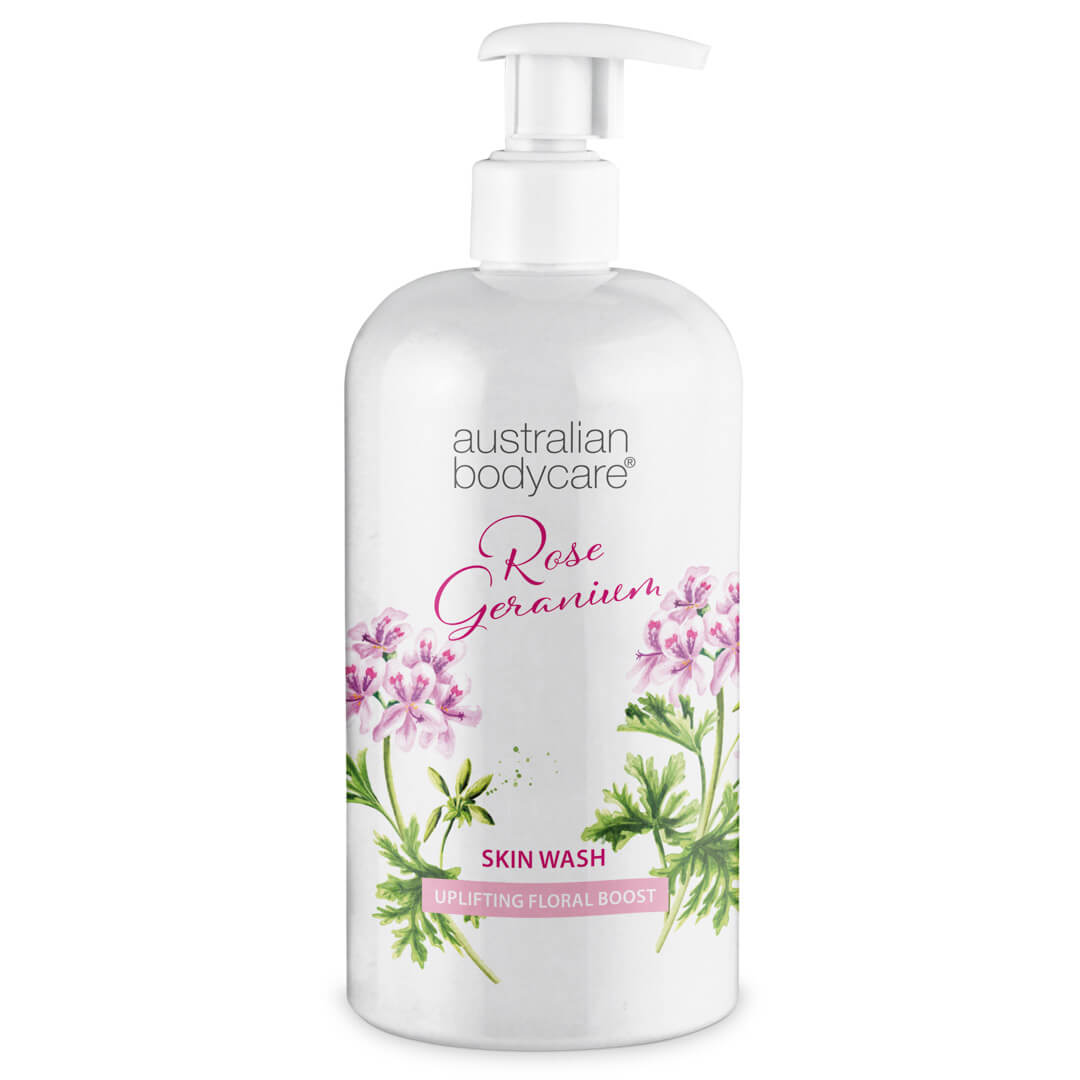 Professionel Rose Skin Wash - Dybderensende professionel showergel med Tea Tree Oil og Rose Geranium - 1000 ml - 299,95,-