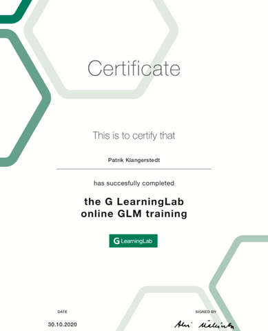 Patrik Certificate GLM4