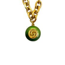 Charger l&#39;image dans la galerie, Collier upcyclé à partir d&#39;un bouton Gucci, création de GIGI PARIS
